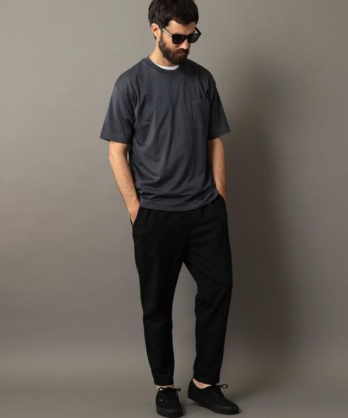 BEAUTY&YOUTH UNITED ARROWS（ビューティーアンドユースユナイテッドアローズ）の「BY ブリーズ コットン Tシャツ -MADE IN JAPAN- ◆（Tシャツ/カットソー・メンズ・オレンジ/ライトグレー/ダークグレー/ネイビー・X-LARGE/MEDIUM/SMALL/LARGE）」の13枚目の写真