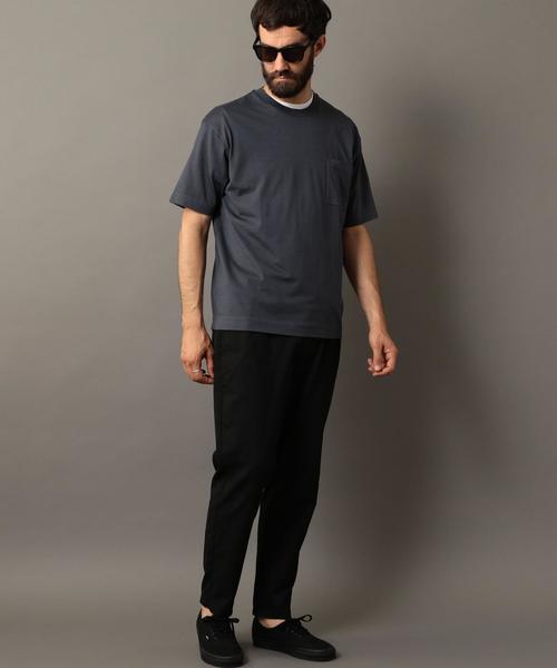 BEAUTY&YOUTH UNITED ARROWS（ビューティーアンドユースユナイテッドアローズ）の「BY ブリーズ コットン Tシャツ -MADE IN JAPAN- ◆（Tシャツ/カットソー・メンズ・オレンジ/ライトグレー/ダークグレー/ネイビー・X-LARGE/MEDIUM/SMALL/LARGE）」の14枚目の写真