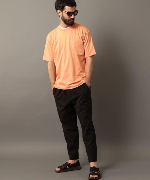 BEAUTY&YOUTH UNITED ARROWS（ビューティーアンドユースユナイテッドアローズ）の「BY ブリーズ コットン Tシャツ -MADE IN JAPAN- ◆（Tシャツ/カットソー・メンズ・オレンジ/ライトグレー/ダークグレー/ネイビー・X-LARGE/MEDIUM/SMALL/LARGE）」の16枚目の写真