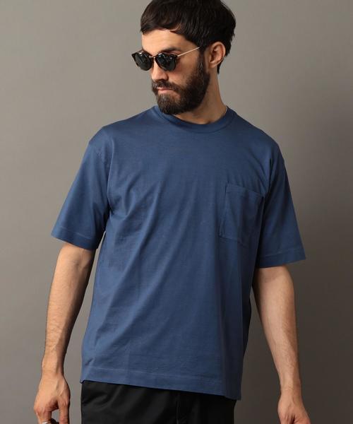 BEAUTY&YOUTH UNITED ARROWS（ビューティーアンドユースユナイテッドアローズ）の「BY ブリーズ コットン Tシャツ -MADE IN JAPAN- ◆（Tシャツ/カットソー・メンズ・オレンジ/ライトグレー/ダークグレー/ネイビー・X-LARGE/MEDIUM/SMALL/LARGE）」の18枚目の写真