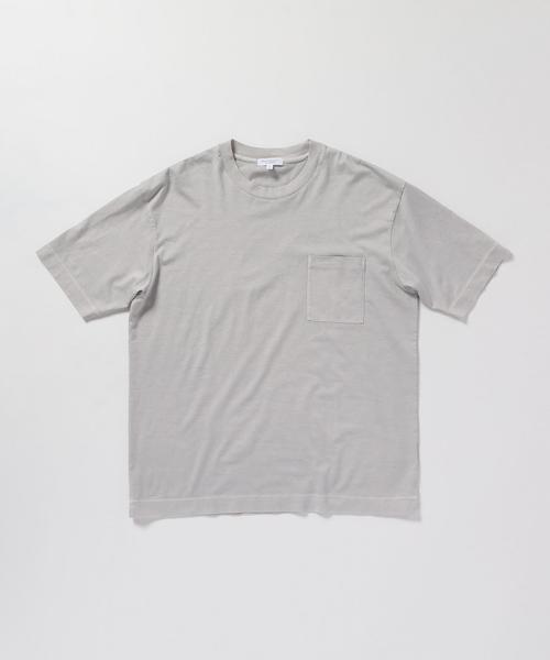 BEAUTY&YOUTH UNITED ARROWS（ビューティーアンドユースユナイテッドアローズ）の「BY ブリーズ コットン Tシャツ -MADE IN JAPAN- ◆（Tシャツ/カットソー・メンズ・オレンジ/ライトグレー/ダークグレー/ネイビー・X-LARGE/MEDIUM/SMALL/LARGE）」の9枚目の写真