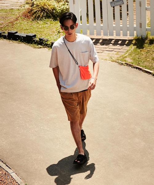 BEAUTY&YOUTH UNITED ARROWS（ビューティーアンドユースユナイテッドアローズ）の「BY ブリーズ コットン Tシャツ -MADE IN JAPAN- ◆（Tシャツ/カットソー・メンズ・オレンジ/ライトグレー/ダークグレー/ネイビー・X-LARGE/MEDIUM/SMALL/LARGE）」の5枚目の写真