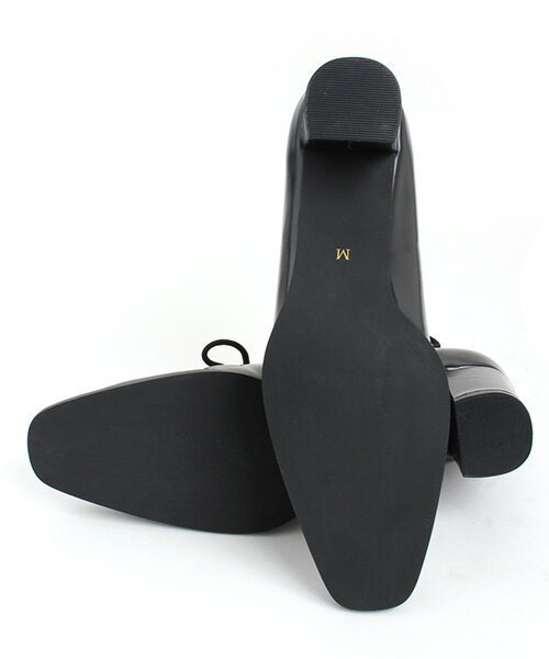 RANDA（ランダ）の「スクエアトゥレースアップシューズ（ドレスシューズ・レディース・ワイン/ブラック/ネイビー/ベージュ・L/M/S/LL）」の7枚目の写真