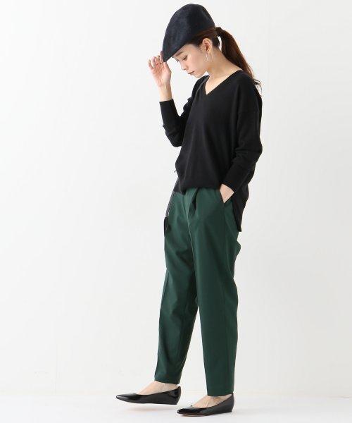 JOURNAL STANDARD（ジャーナルスタンダード）の「TWウシロゴムテーパードパンツ #（その他パンツ・レディース・ブラック/グリーン/マスタード・38/36/40）」の12枚目の写真