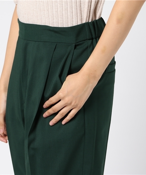 JOURNAL STANDARD（ジャーナルスタンダード）の「TWウシロゴムテーパードパンツ #（その他パンツ・レディース・ブラック/グリーン/マスタード・38/36/40）」の8枚目の写真