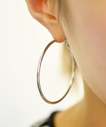 F&D : シンプリーフープピアス　5cm