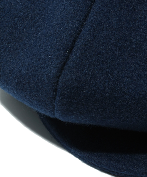 BEAMS（ビームス）の「□CAPAS HEADWEAR / メルトンBiｇApple（キャスケット・メンズ・ブラック/ブラウン系その他/ネイビー・ONE SIZE）」の6枚目の写真