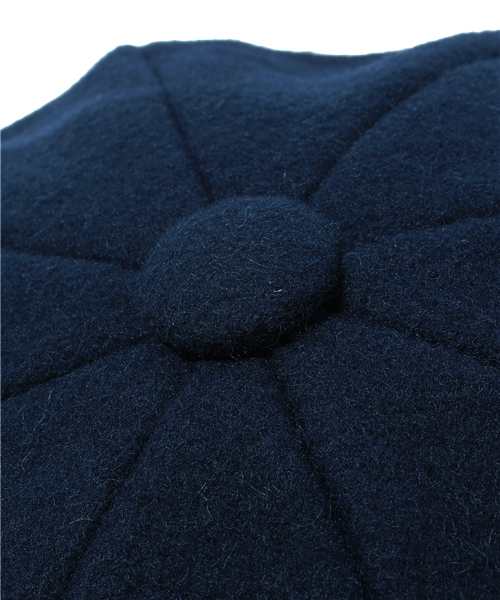 BEAMS（ビームス）の「□CAPAS HEADWEAR / メルトンBiｇApple（キャスケット・メンズ・ブラック/ブラウン系その他/ネイビー・ONE SIZE）」の7枚目の写真