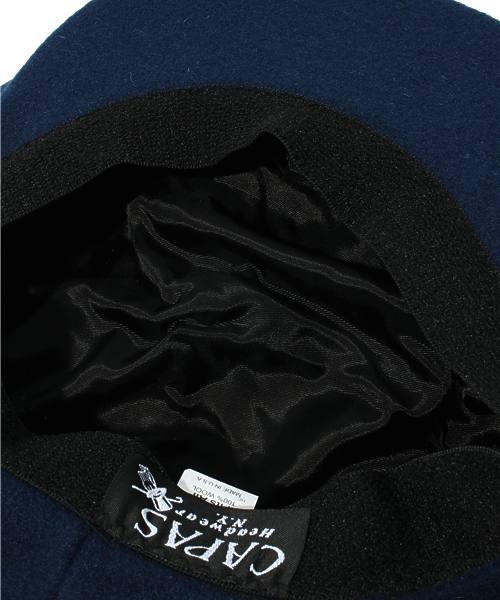 BEAMS（ビームス）の「□CAPAS HEADWEAR / メルトンBiｇApple（キャスケット・メンズ・ブラック/ブラウン系その他/ネイビー・ONE SIZE）」の8枚目の写真