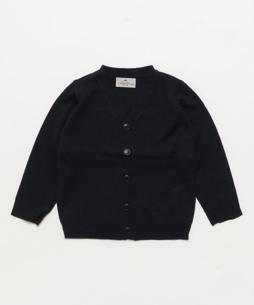 Catherine Cottage（キャサリンコテージ）の「ウォッシャブルニット Vネックカーディガン（カーディガン/ボレロ・キッズ・ブルー系その他5/ブラック系その他2/ベージュ系その他2/ブルー系その他3/グレー系その他2・120/130/140/150/160/110）」の4枚目の写真