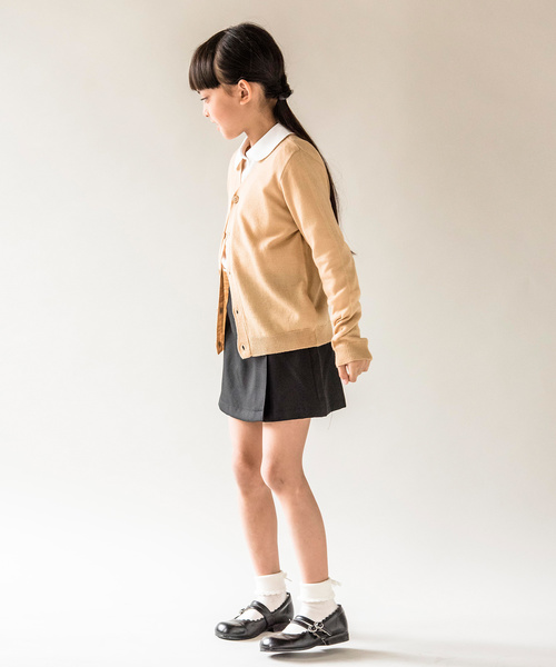 Catherine Cottage（キャサリンコテージ）の「ウォッシャブルニット Vネックカーディガン（カーディガン/ボレロ・キッズ・ブルー系その他5/ブラック系その他2/ベージュ系その他2/ブルー系その他3/グレー系その他2・120/130/140/150/160/110）」の9枚目の写真