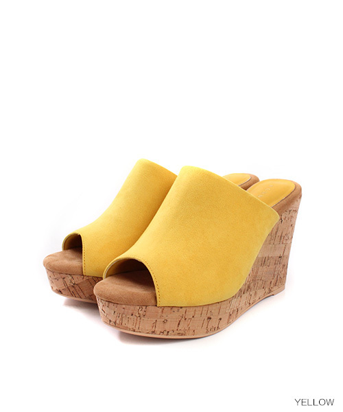 RANDA（ランダ）の「【足にフィットするよう履き心地を追求】コルクウェッジサンダル（サンダル・レディース・ホワイト/ゴールド/イエロー/レッド/ブラック/その他・LL/M/S/SS/L）」の13枚目の写真