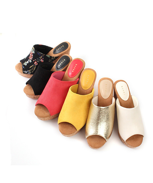 RANDA（ランダ）の「【足にフィットするよう履き心地を追求】コルクウェッジサンダル（サンダル・レディース・ホワイト/ゴールド/イエロー/レッド/ブラック/その他・LL/M/S/SS/L）」の12枚目の写真