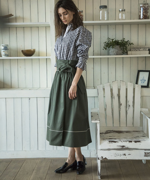 Emma Taylor（エマテイラー）の「パイピングラップスカート（スカート  