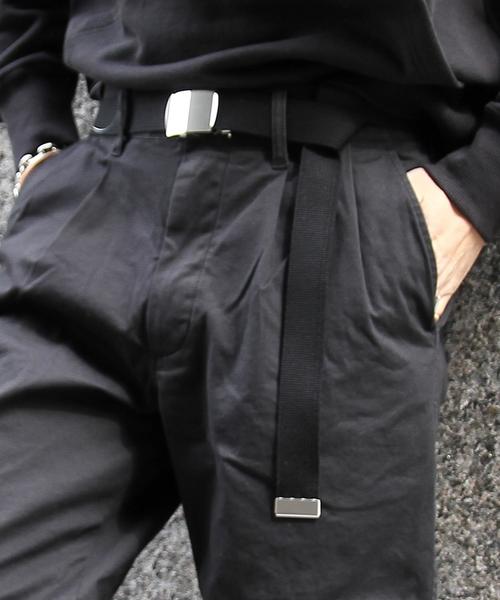 coen（コーエン）の「シンプルガチャベルト（ベルト・メンズ・ホワイト/ブラック/レッド/オレンジ・FREE）」の3枚目の写真