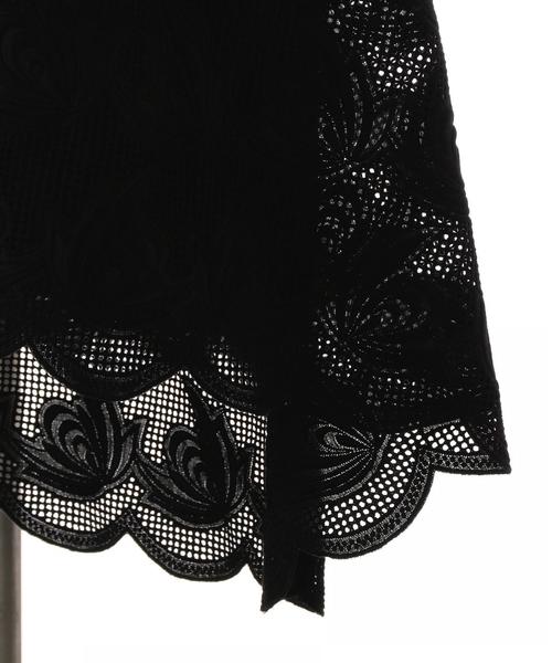 Drawer（ドゥロワー）の「Drawer エンブロイダリー バックジップ  