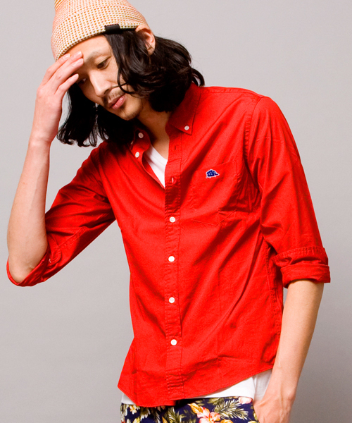 BEAUTY&YOUTH UNITED ARROWS（ビューティーアンドユースユナイテッドアローズ）の「by ∴ カラー ブロード BDシャツ◆（シャツ/ブラウス・メンズ・ダークグリーン/ネイビー/ロイヤルブルー/イエロー/レッド・SMALL/MEDIUM/LARGE/X-LARGE）」の5枚目の写真