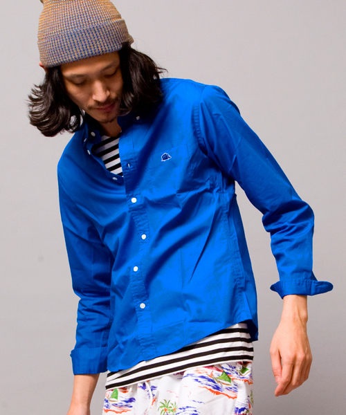 BEAUTY&YOUTH UNITED ARROWS（ビューティーアンドユースユナイテッドアローズ）の「by ∴ カラー ブロード BDシャツ◆（シャツ/ブラウス・メンズ・ダークグリーン/ネイビー/ロイヤルブルー/イエロー/レッド・SMALL/MEDIUM/LARGE/X-LARGE）」の4枚目の写真