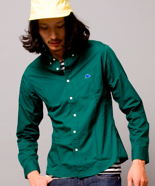 BEAUTY&YOUTH UNITED ARROWS（ビューティーアンドユースユナイテッドアローズ）の「by ∴ カラー ブロード BDシャツ◆（シャツ/ブラウス・メンズ・ダークグリーン/ネイビー/ロイヤルブルー/イエロー/レッド・SMALL/MEDIUM/LARGE/X-LARGE）」の2枚目の写真