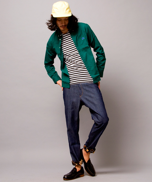 BEAUTY&YOUTH UNITED ARROWS（ビューティーアンドユースユナイテッドアローズ）の「by ∴ カラー ブロード BDシャツ◆（シャツ/ブラウス・メンズ・ダークグリーン/ネイビー/ロイヤルブルー/イエロー/レッド・SMALL/MEDIUM/LARGE/X-LARGE）」の6枚目の写真