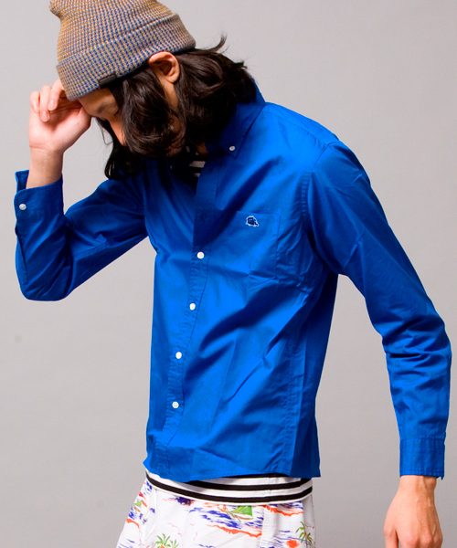 BEAUTY&YOUTH UNITED ARROWS（ビューティーアンドユースユナイテッドアローズ）の「by ∴ カラー ブロード BDシャツ◆（シャツ/ブラウス・メンズ・ダークグリーン/ネイビー/ロイヤルブルー/イエロー/レッド・SMALL/MEDIUM/LARGE/X-LARGE）」の11枚目の写真