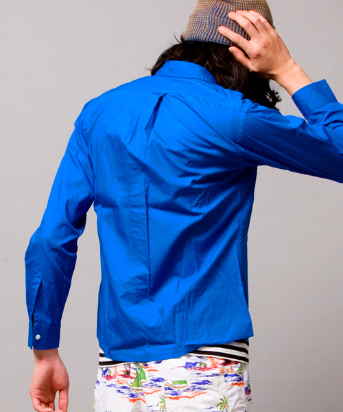 BEAUTY&YOUTH UNITED ARROWS（ビューティーアンドユースユナイテッドアローズ）の「by ∴ カラー ブロード BDシャツ◆（シャツ/ブラウス・メンズ・ダークグリーン/ネイビー/ロイヤルブルー/イエロー/レッド・SMALL/MEDIUM/LARGE/X-LARGE）」の12枚目の写真