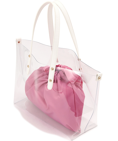 JILL STUART(ジルスチュアート)の「【WEB限定】クリアトートバッグ(トートバッグ・レディース・ブルー/ピンク・フリ-)」の7枚目の写真