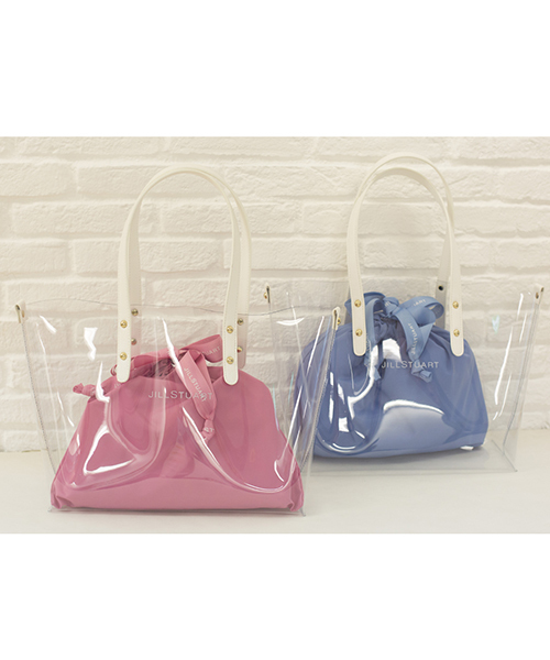 JILL STUART(ジルスチュアート)の「【WEB限定】クリアトートバッグ(トートバッグ・レディース・ブルー/ピンク・フリ-)」の15枚目の写真
