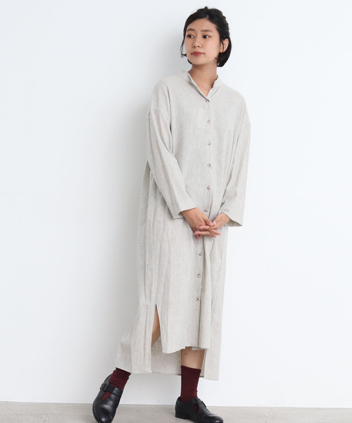 Yuni ユニ の コットン ウール Double Opencollar ワンピース ワンピース Wear