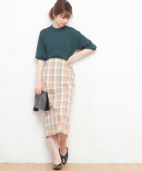 natural couture（ナチュラルクチュール）の「大人きれいめシンプルニット（ニット/セーター・レディース・ブラック/グリーン/パープル/キャメル・FREE）」の8枚目の写真