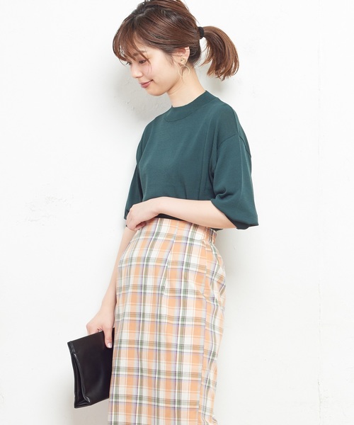 natural couture（ナチュラルクチュール）の「大人きれいめシンプルニット（ニット/セーター・レディース・ブラック/グリーン/パープル/キャメル・FREE）」の10枚目の写真