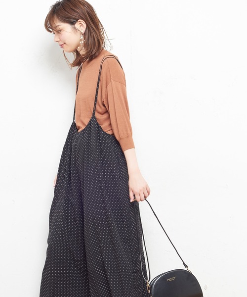 natural couture（ナチュラルクチュール）の「大人きれいめシンプルニット（ニット/セーター・レディース・ブラック/グリーン/パープル/キャメル・FREE）」の15枚目の写真