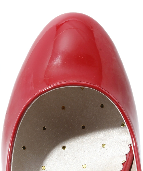 earth music&ecology（アースミュージックアンドエコロジー）の「●with 11月号 掲載●エナメル/パンプス（パンプス・レディース・マスタード/ピンクベージュ/ネイビー/レッド/ベージュ/ブラック・24/23/24.5/23.5/22.5）」の10枚目の写真