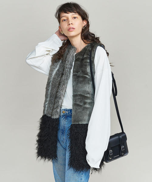 ADAWAS（アダワズ）の「＜ADAWAS＞フェイクファーベスト
