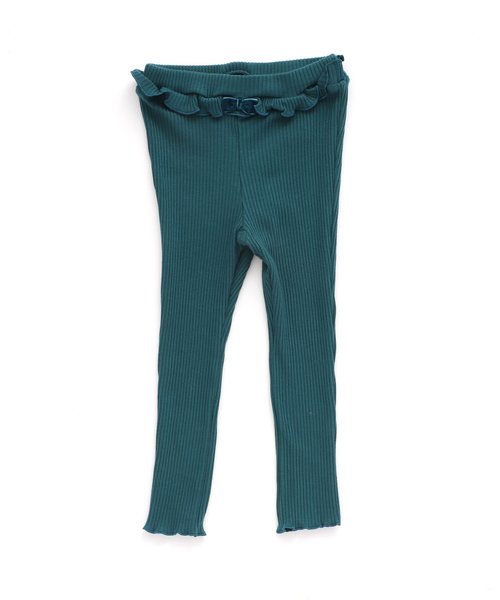 apres les cours（アプレレクール）の「メローリブレギンス 10分丈（レギンス/スパッツ・キッズ・ブラック/ピンク/グリーン・90/100/110/120/80/130）」の10枚目の写真