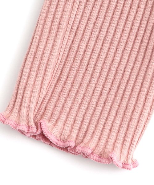 apres les cours（アプレレクール）の「メローリブレギンス 10分丈（レギンス/スパッツ・キッズ・ブラック/ピンク/グリーン・90/100/110/120/80/130）」の6枚目の写真