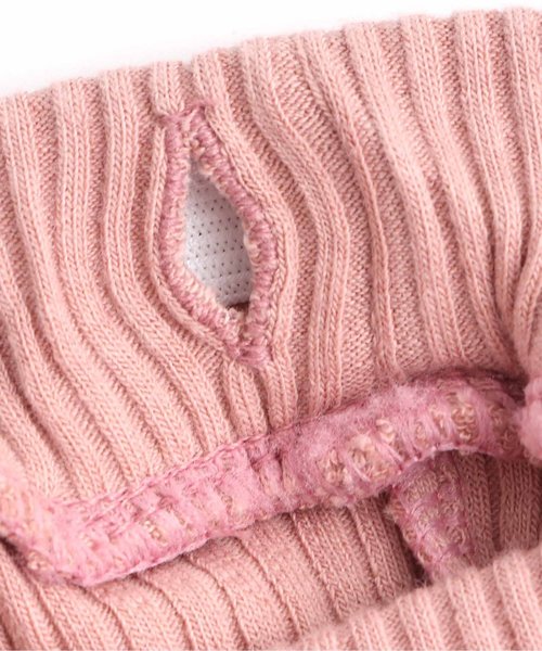 apres les cours（アプレレクール）の「メローリブレギンス 10分丈（レギンス/スパッツ・キッズ・ブラック/ピンク/グリーン・90/100/110/120/80/130）」の8枚目の写真