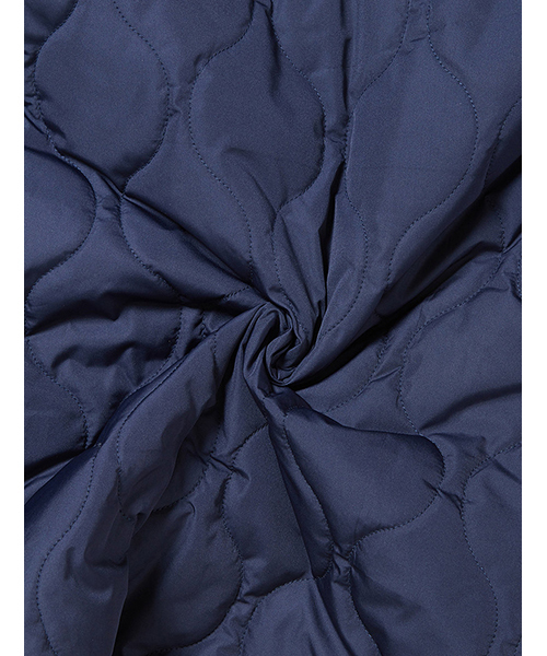 fifth（フィフス）の「ノーカラーキルティングコート（ノーカラージャケット・レディース・ブラック/ネイビー/グレー/カーキ/キャメル・SMALL/MEDIUM/LARGE）」の14枚目の写真