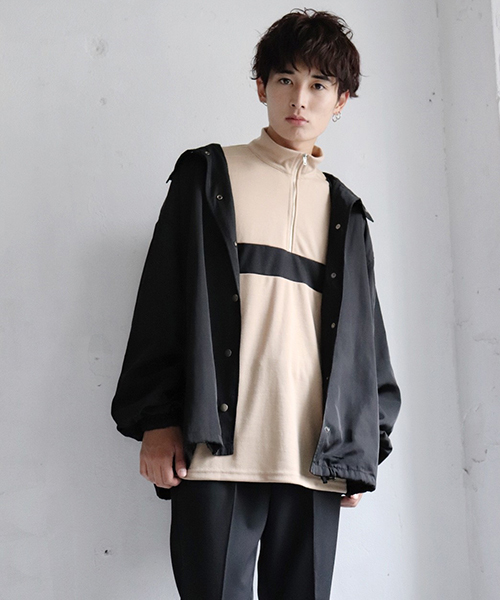 ジャケット・アウター LINOH STITCHING COACH BLOUSON / BIG VEST kutir（クティール）の「big coach jacket / ビッグコーチジャケット