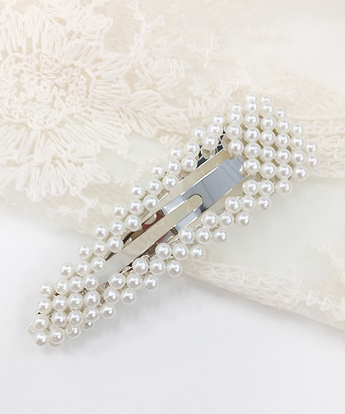 apres jour（アプレジュール）の「【apres jour×ARIAZ】パールぱっちんピン（ヘアピン・レディース・シルバー/ゴールド/ライトグレー/ライトブルー/パープル/その他/イエロー/ライトピンク・FREE）」の6枚目の写真