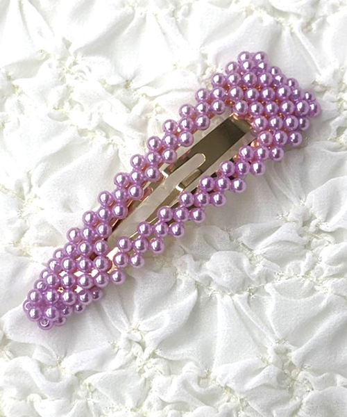 apres jour（アプレジュール）の「【apres jour×ARIAZ】パールぱっちんピン（ヘアピン・レディース・シルバー/ゴールド/ライトグレー/ライトブルー/パープル/その他/イエロー/ライトピンク・FREE）」の10枚目の写真