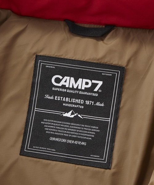 Right-on（ライトオン）の「【CAMP7】【ライトオン40周年記念限定モデル】ダウンジャケット（ダウンジャケット/コート・メンズ・ブラック/ネイビー/レッド・MEDIUM/LARGE/X-LARGE）」の14枚目の写真