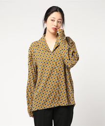 PUNYUS | レトロ柄開襟シャツ(シャツ/ブラウス)