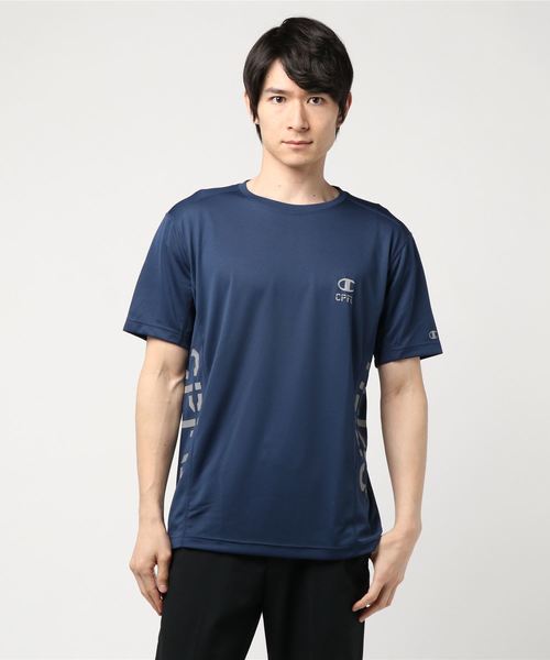 Champion（チャンピオン）の「チャンピオン T-SHIRT C3-PS309（Tシャツ/カットソー・メンズ・ブラウン/ネイビー/ライトグレー/グレー・M/L/XL）」の4枚目の写真