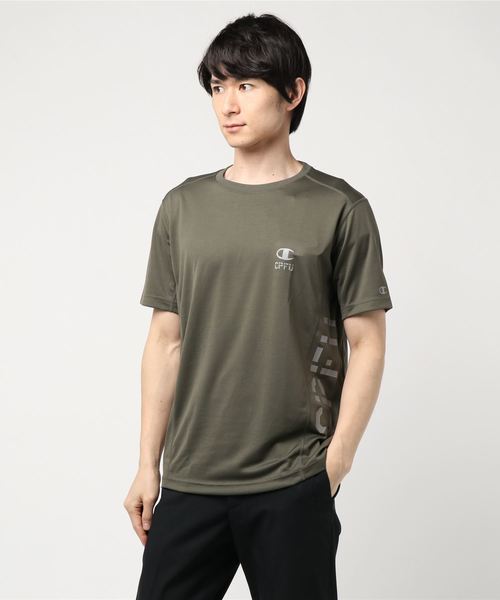 Champion（チャンピオン）の「チャンピオン T-SHIRT C3-PS309（Tシャツ/カットソー・メンズ・ブラウン/ネイビー/ライトグレー/グレー・M/L/XL）」の3枚目の写真