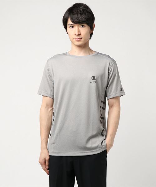 Champion（チャンピオン）の「チャンピオン T-SHIRT C3-PS309（Tシャツ/カットソー・メンズ・ブラウン/ネイビー/ライトグレー/グレー・M/L/XL）」の2枚目の写真