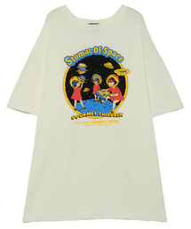 Candy Stripper | STOMAC OF SPACE BIG TEE(Tシャツ/カットソー)