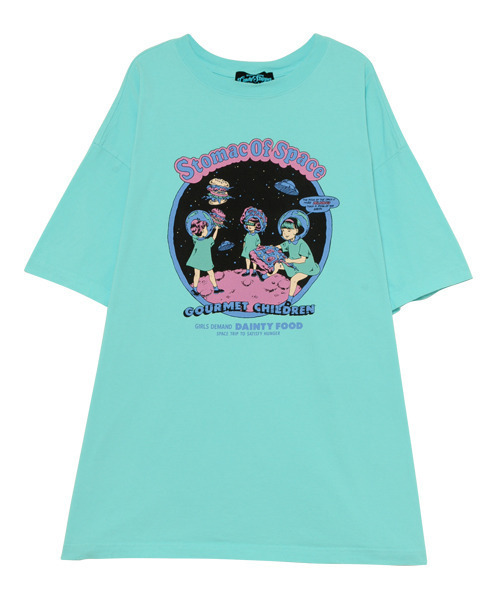 CANDY CANDY PARTY Tシャツ(キャンディブルー) CANDY CANDY PARTY Tシャツ(キャンディブルー) CANDY CANDY PARTY T