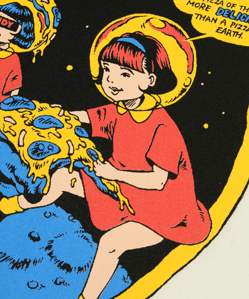 Candy Stripper(キャンディストリッパー)の「STOMAC OF SPACE BIG TEE(Tシャツ/カットソー・レディース・オフホワイト/ブラック/パープル/ミント・2)」の9枚目の写真
