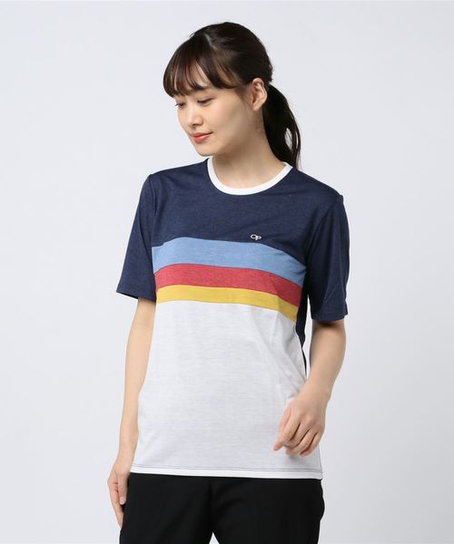 Ocean Pacific（オーシャンパシフィック）の「半袖Tシャツ OP 529509（Tシャツ/カットソー・レディース・ネイビー/レッド・M/L）」の2枚目の写真